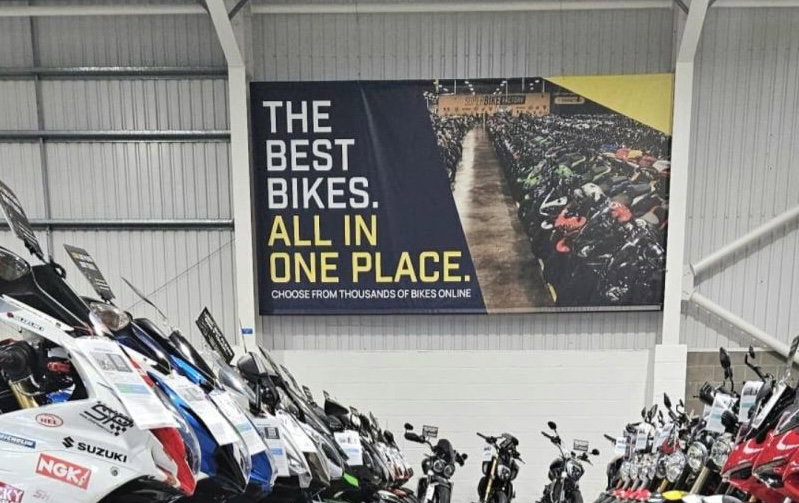 Inside a SuperBike Factory showroom