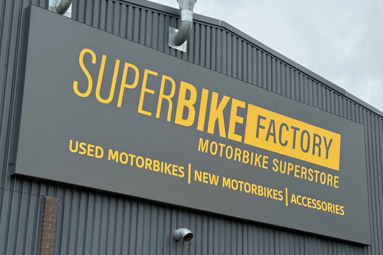 A SuperBike Factory showroom