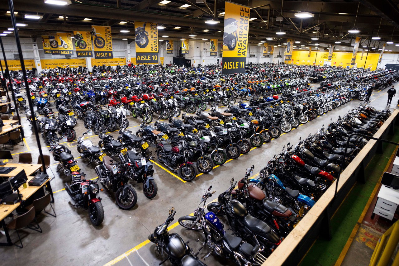 Inside a SuperBike Factory showroom