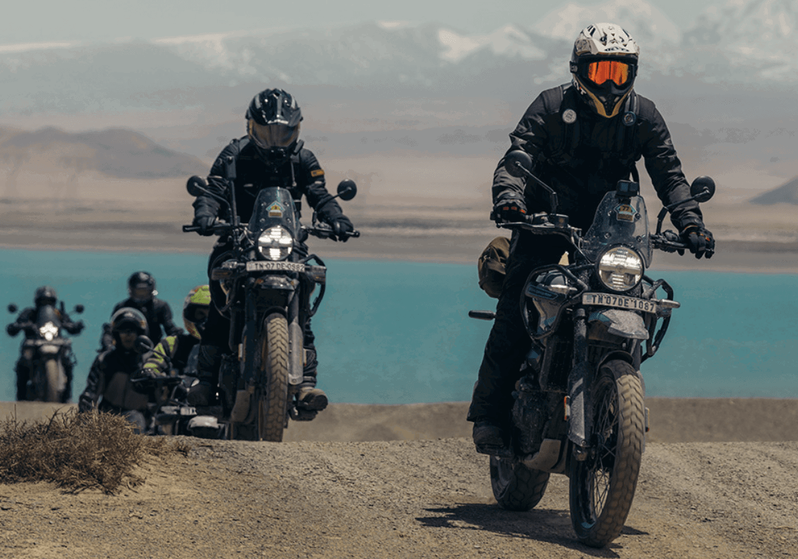 Riding in the Himalayas