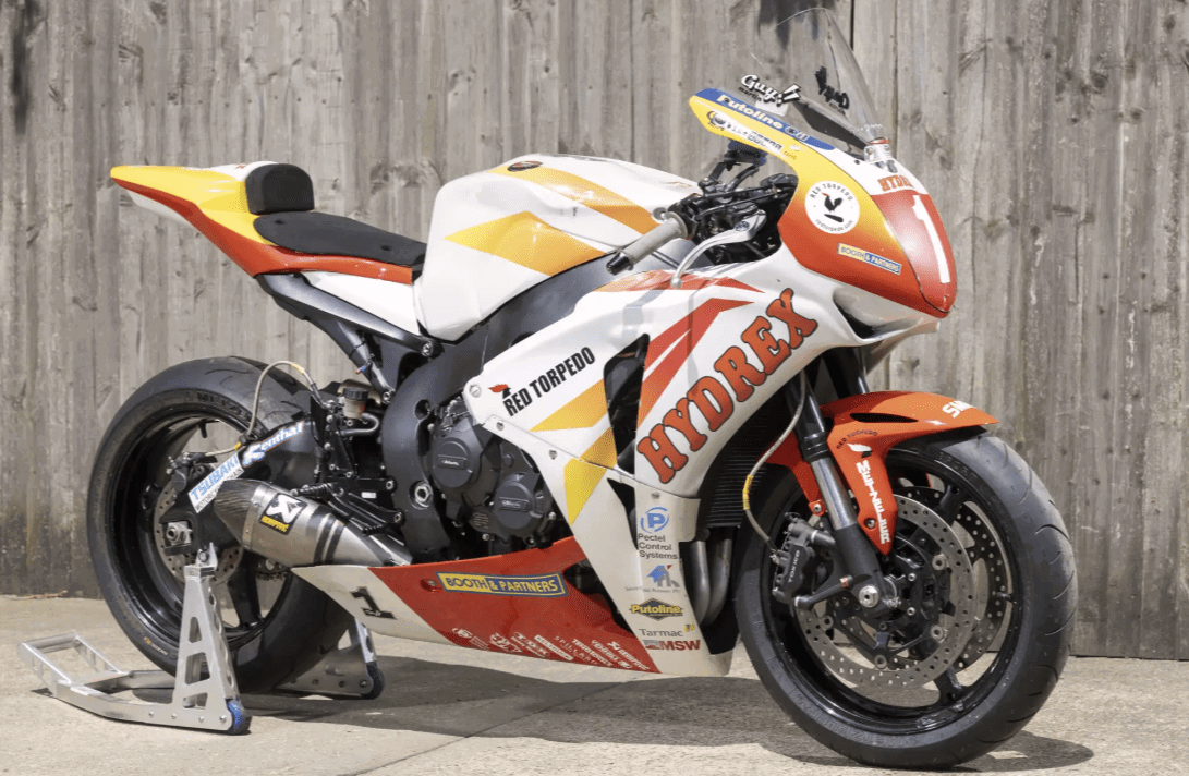 Guy Martin Honda Superstock TT bike. Credit: Iconic Auctioneers.