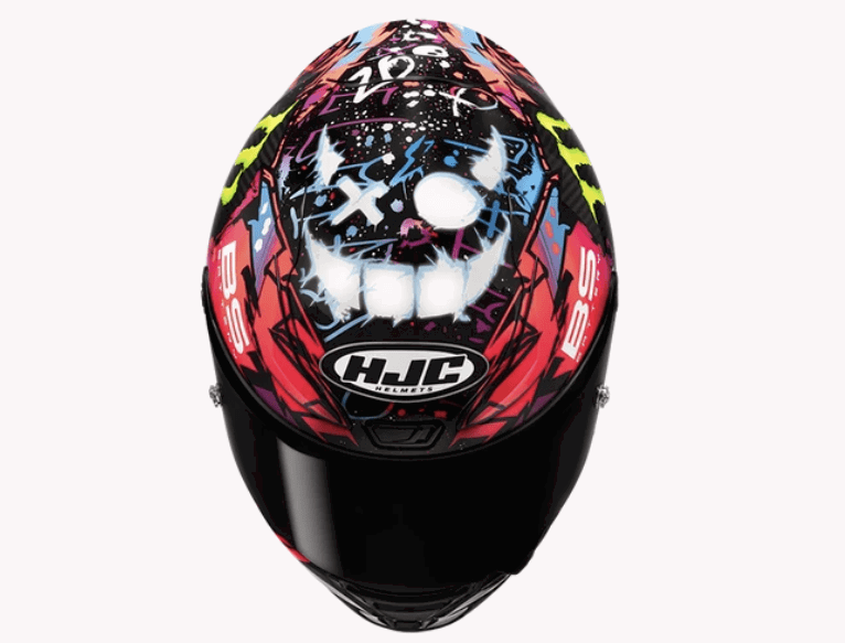 HJC Funky Diablo helmet design. Credit: HJC.