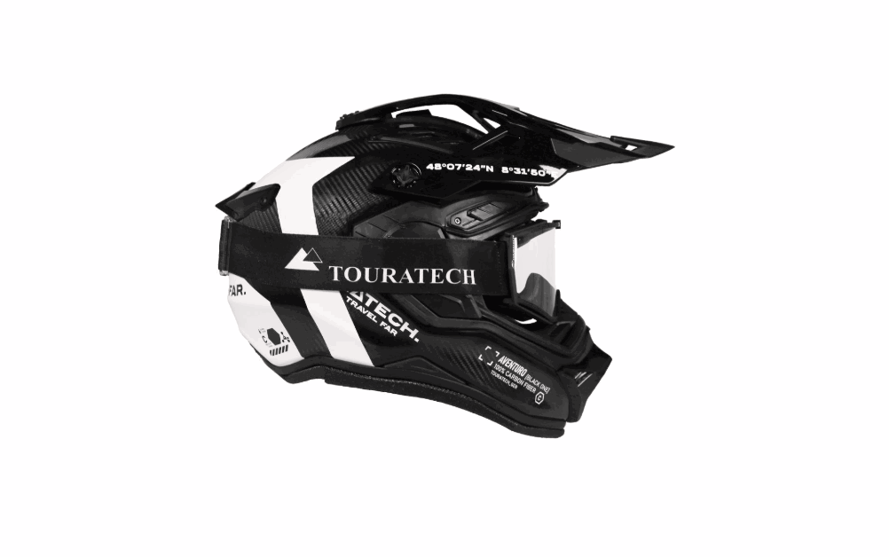 Touratech's new Aventuro Gravel Carbon in black. Credit: Touratech.
