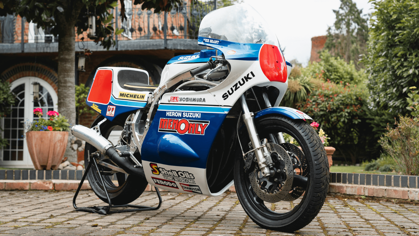 Mick Grant Heron Suzuki GS1000R race bike. Credit: H&H Classic Auctions.