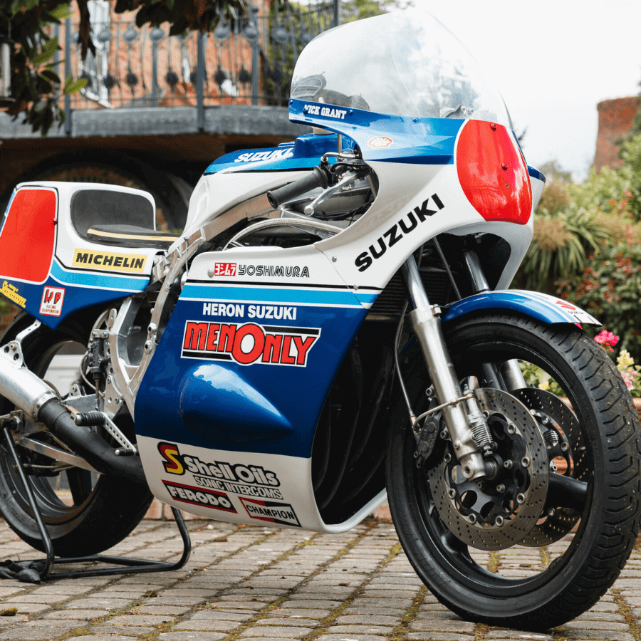 Mick Grant Heron Suzuki GS1000R race bike. Credit: H&H Classic Auctions.