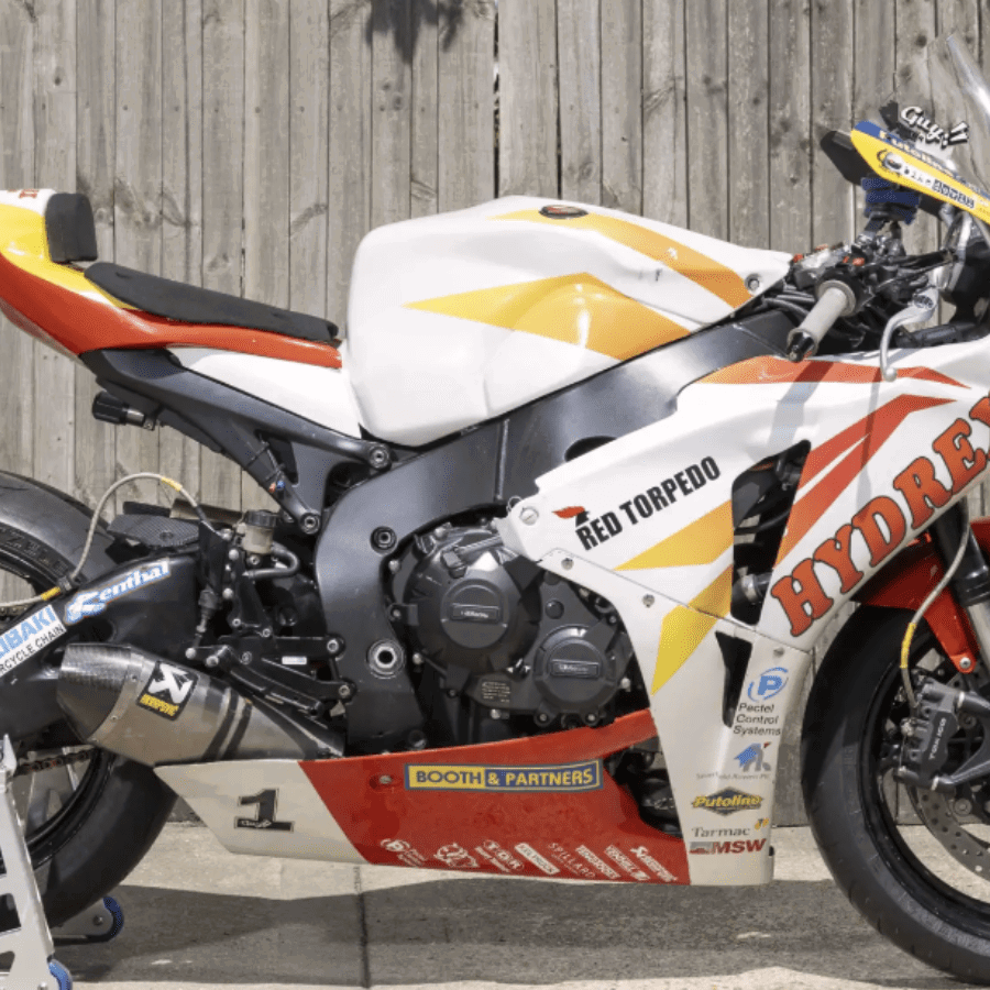 Ex-Guy Martin Isle of Man TT race bike. Credit: Iconic Auctioneers.