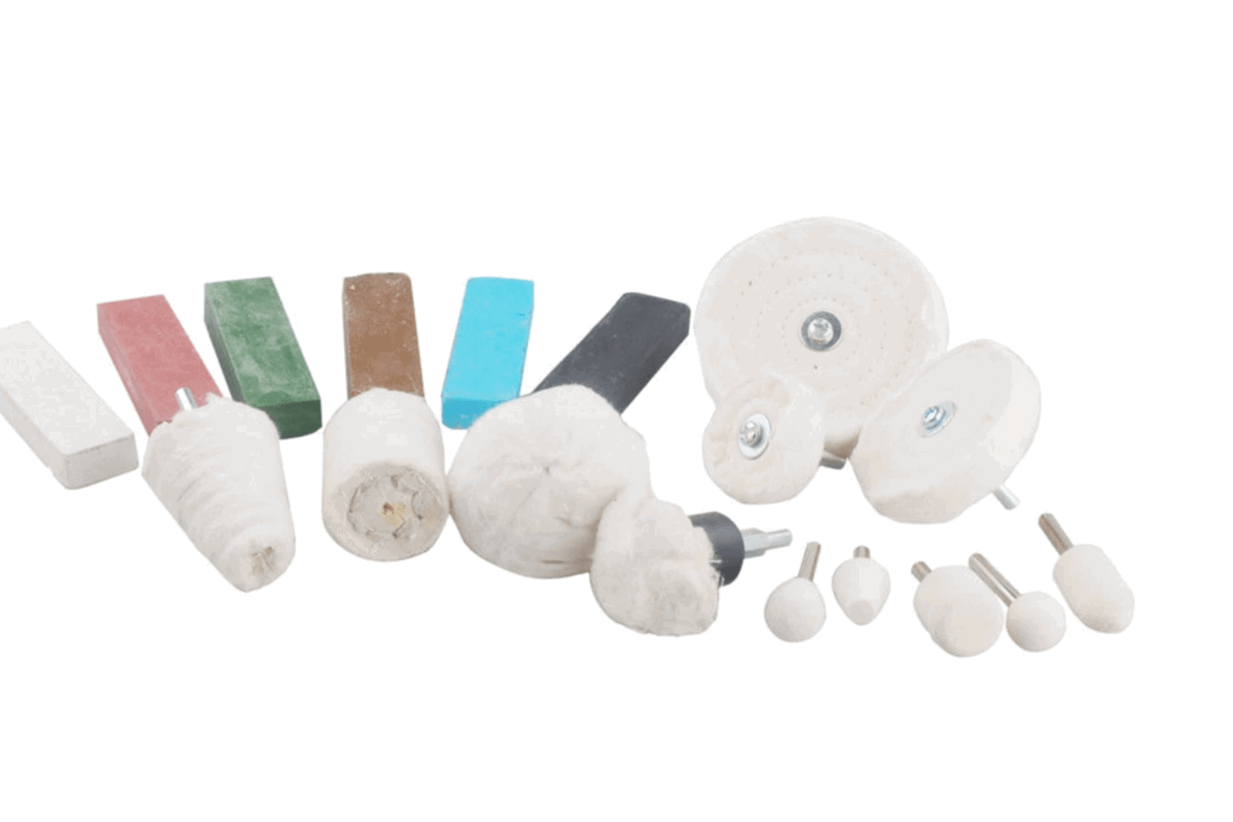 The 18 Piece Polishing Kit from Machine Mart.