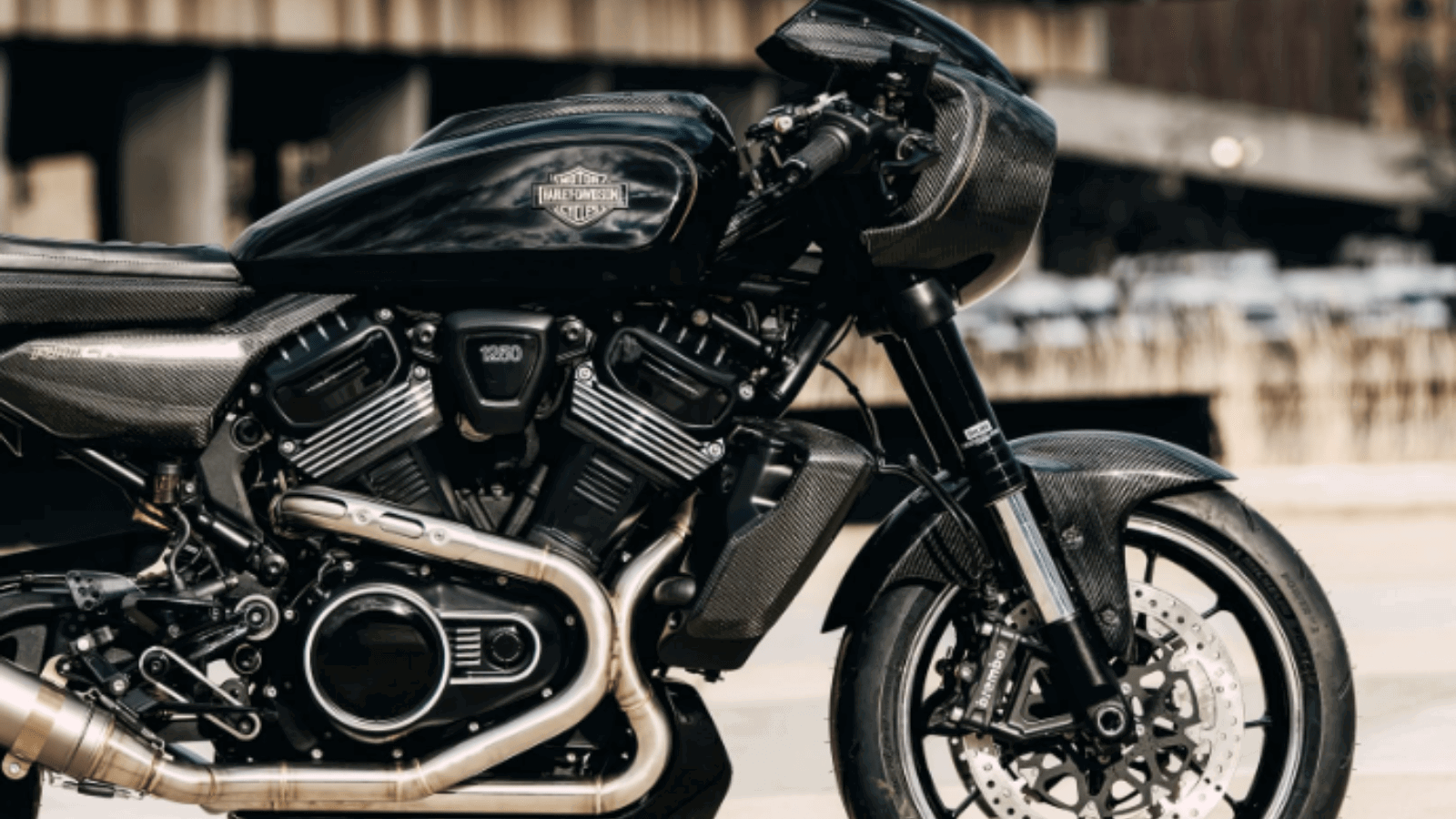 Harley-Davidson RMCR cafe racer concept. Credit: Harley-Davidson.