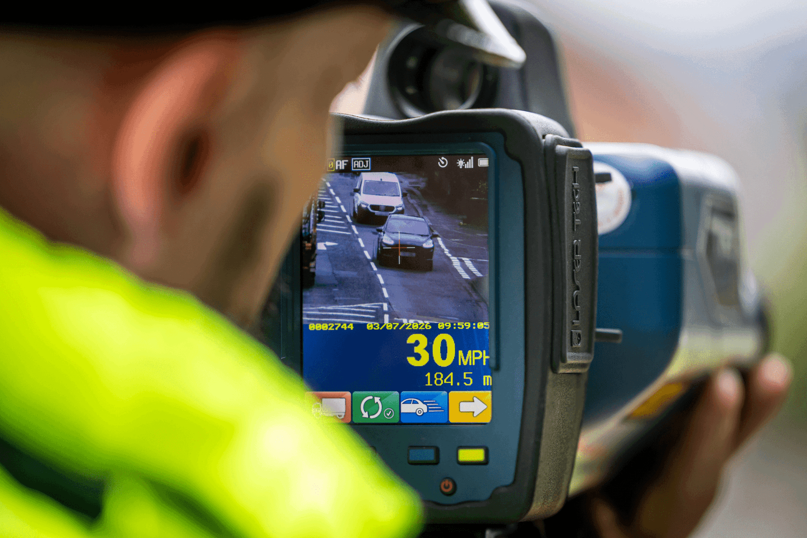 The TruCAM II speed camera - image PSNI
