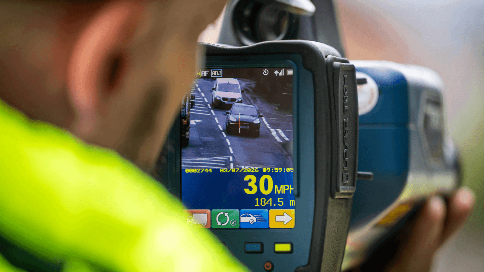 The TruCAM II speed camera - image PSNI