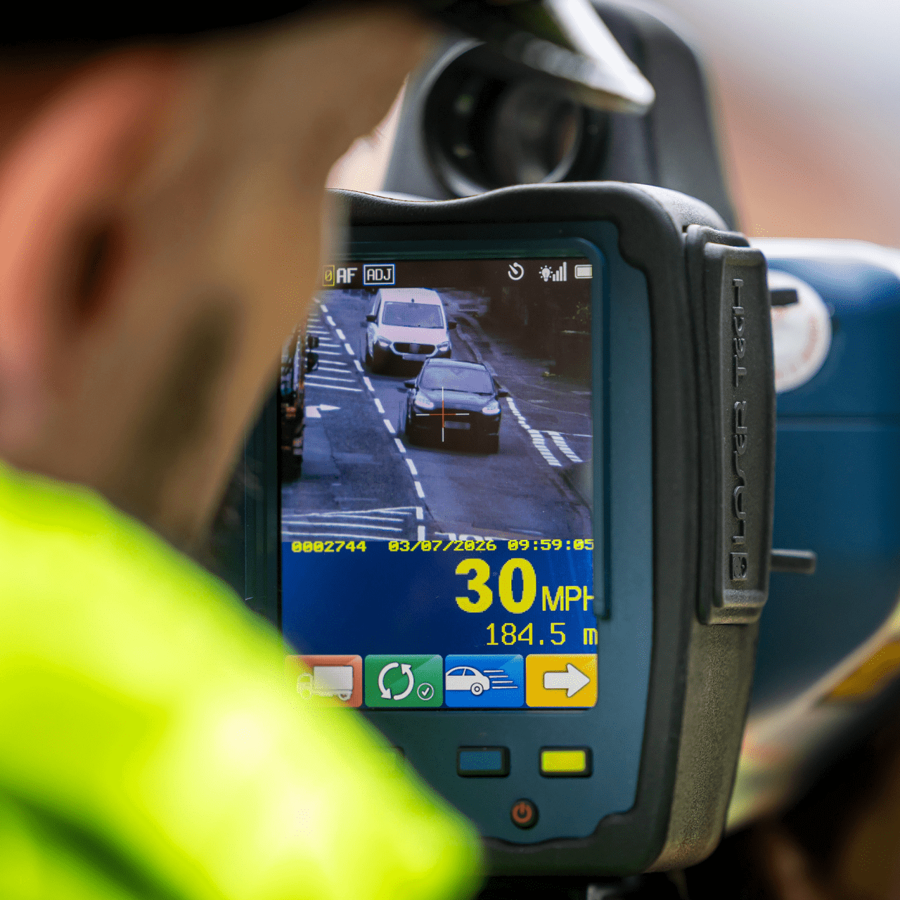 The TruCAM II speed camera - image PSNI
