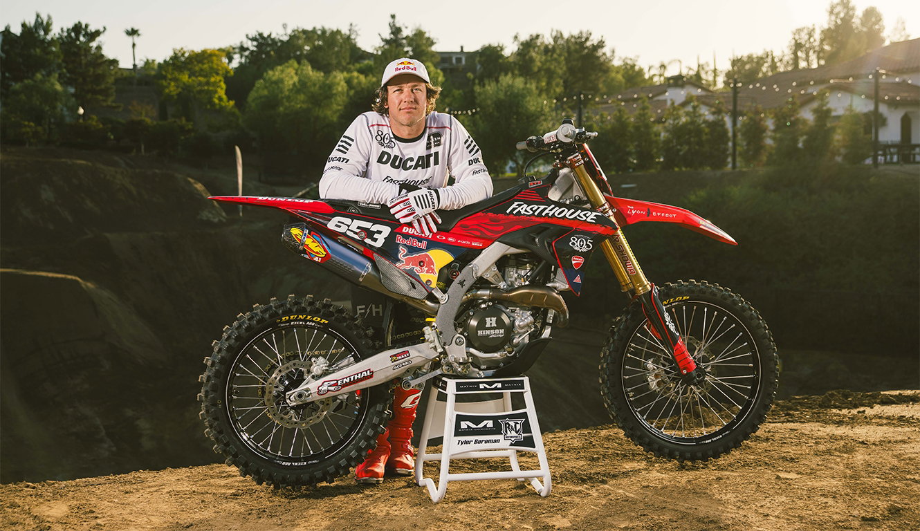 Tyler Bereman and the Desmo450 MX