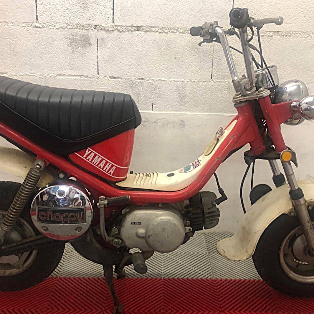 A Yamaha LB80 Chappy formerly used by McLaren F1 drivers