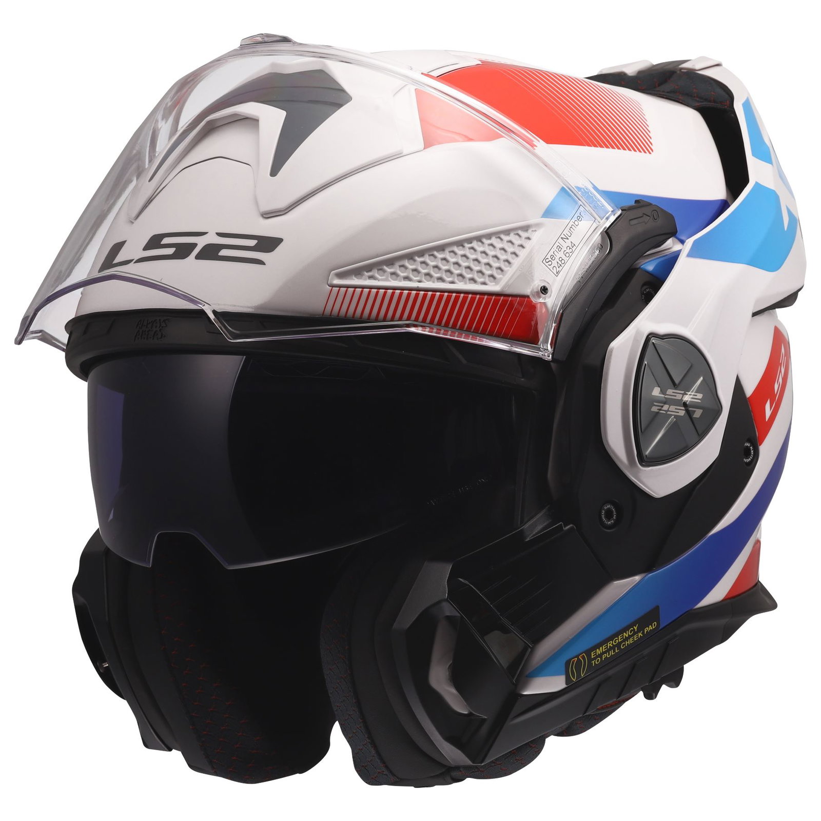 New LS2 Advant X features Nova graphics that mirror BMW's S1000 RR colours.