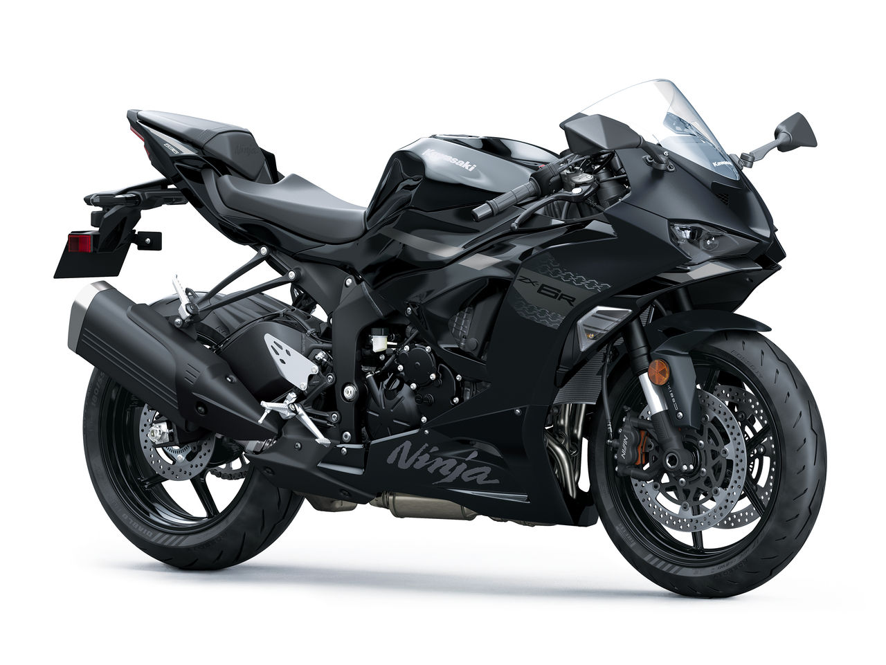 2027 Kawasaki ZX-6R in black. Credit: Kawasaki.