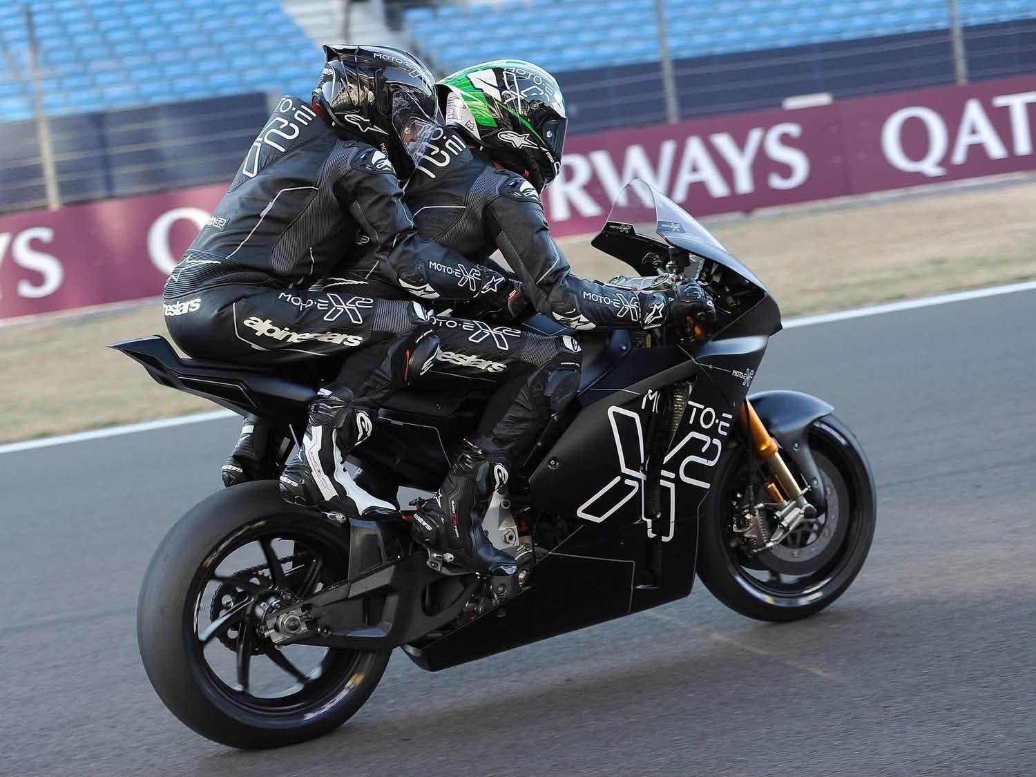 The Ducati pillion ride at Silverstone. Credit: Two Wheels for Life/Facebook.