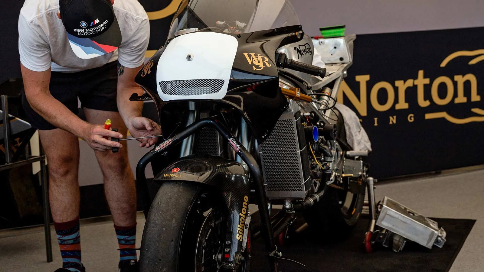 The WizNorton that will be raced by Peter Hickman. Credit: Isle of Man TT.