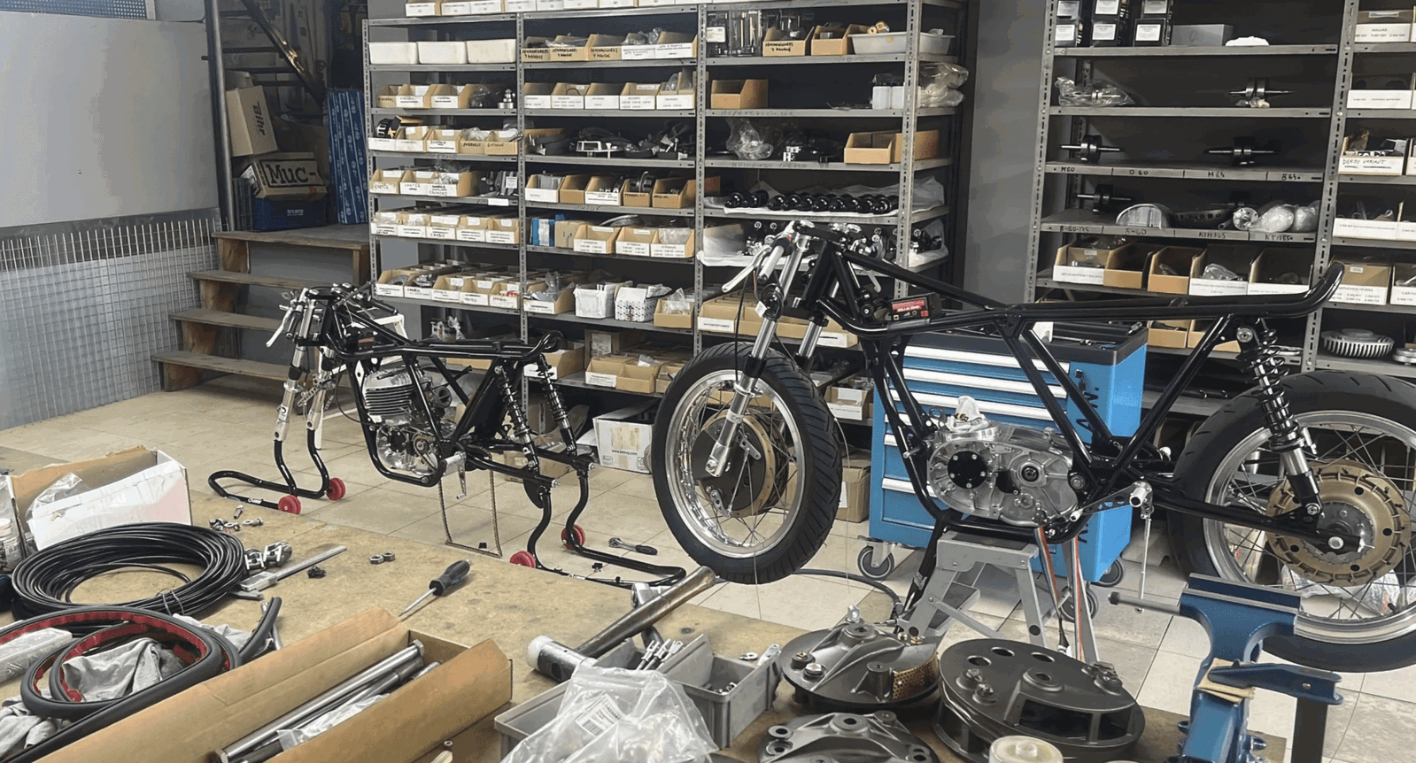 Two TSS350s in the build process