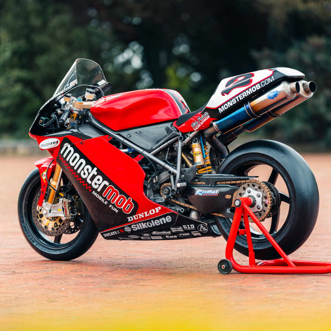 Steve Hislop's Monstermob Ducati. Credit: Girardo and Co.