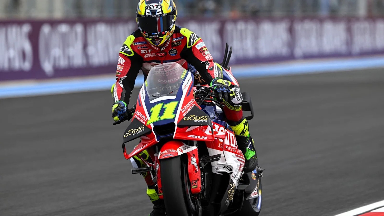 Diogo Moreira, 2026 Hungarian MotoGP. © Gold and Goose