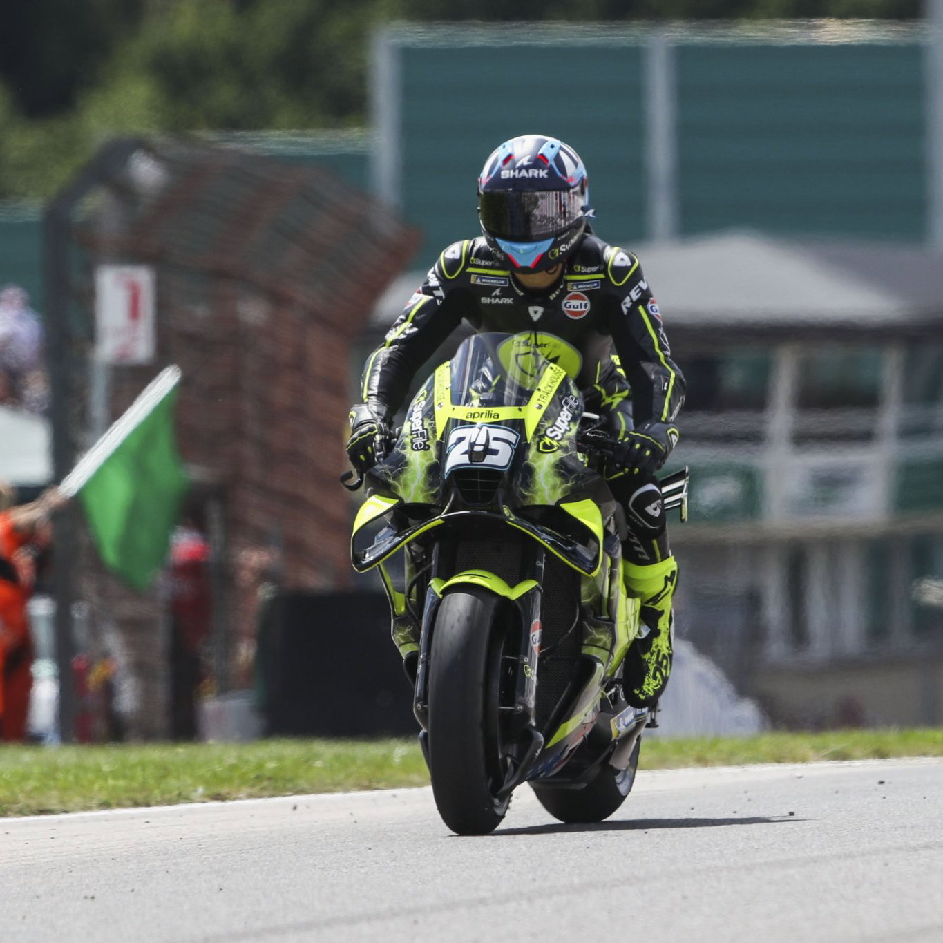Raul Fernandez riding at Sachsenring. Credit: Gold and Goose.