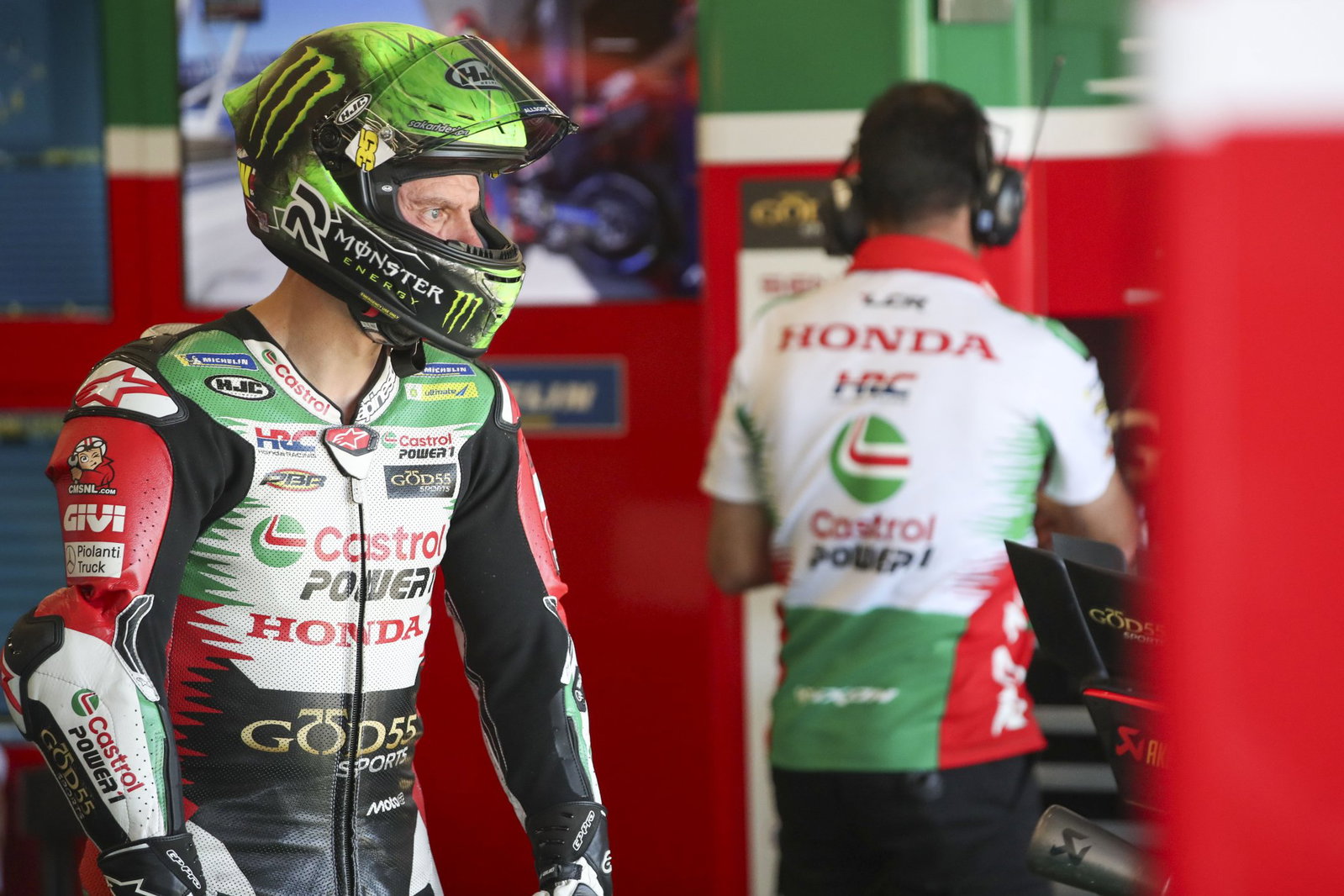 Cal Crutchlow at the 2026 British MotoGP. Credit: Gold and Goose.
