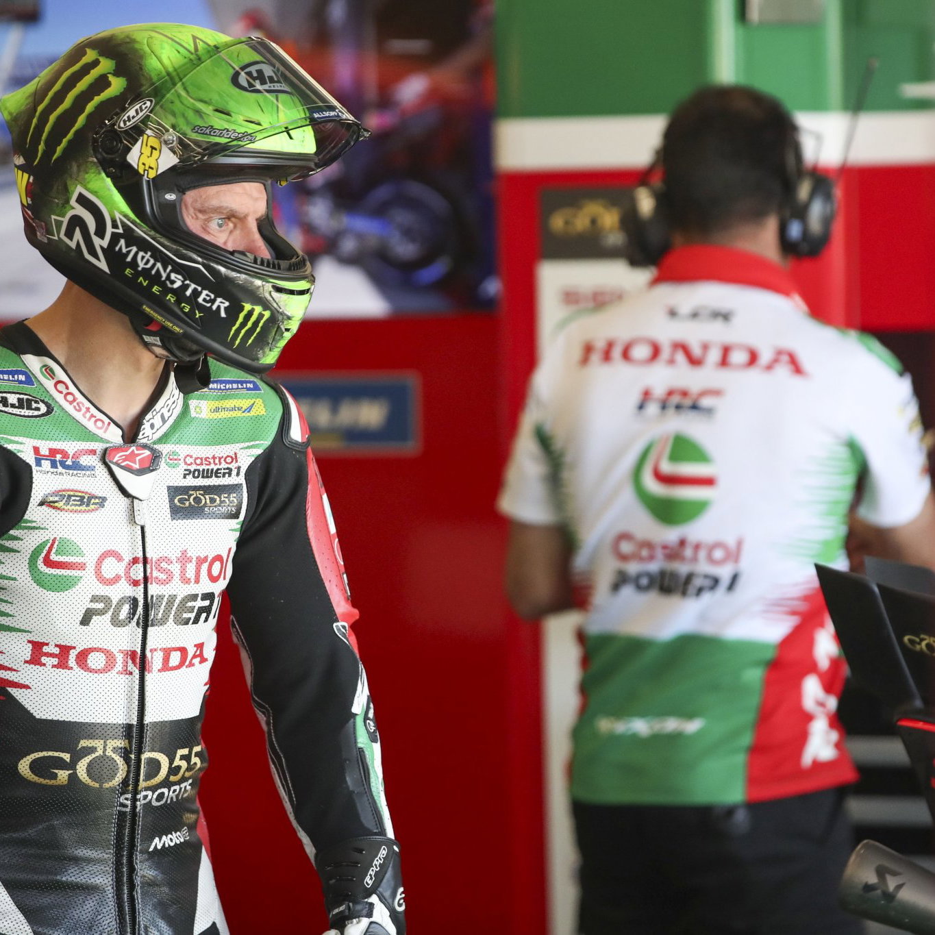 Cal Crutchlow at the 2026 British MotoGP. Credit: Gold and Goose.