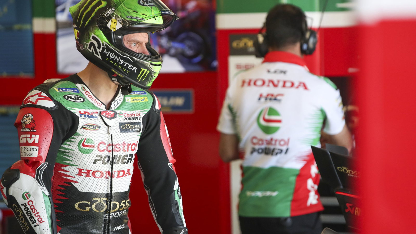 Cal Crutchlow at the 2026 British MotoGP. Credit: Gold and Goose.