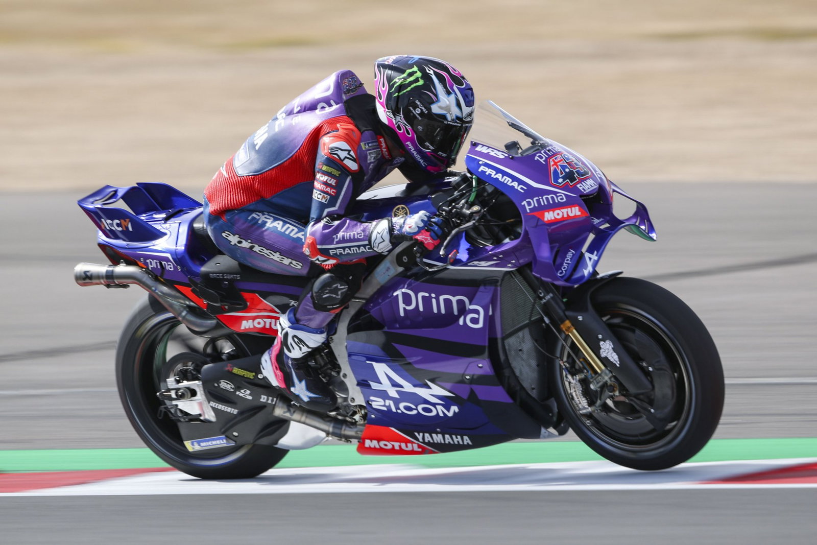 Jack Miller riding at Silverstone. Credit: Gold and Goose.
