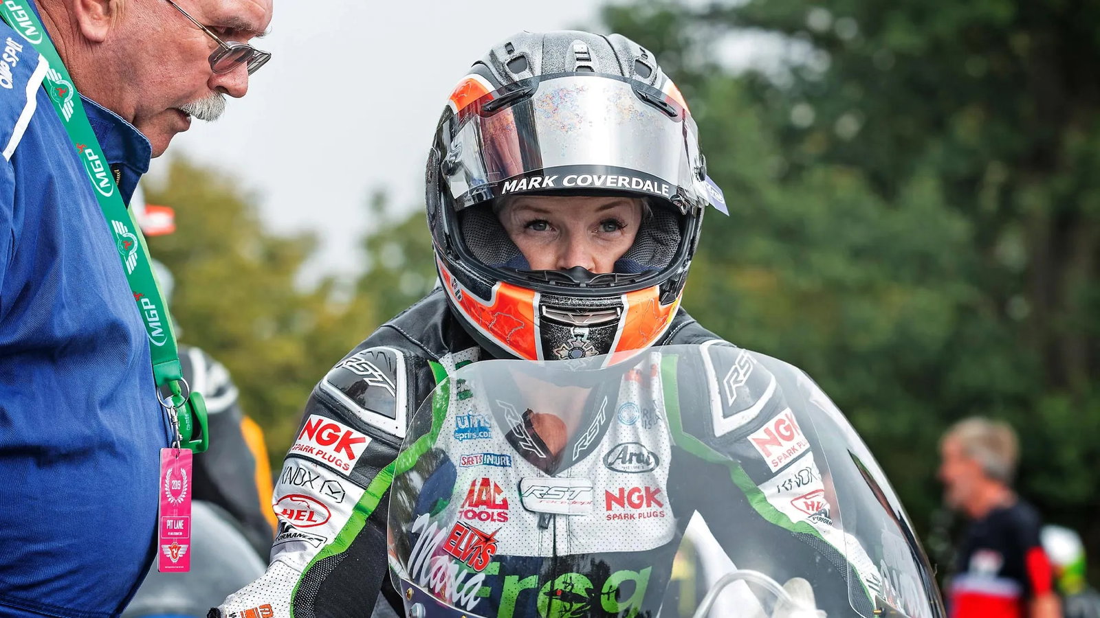 Maria Costello at the TT in 2019. Credit: Isle of Man TT.