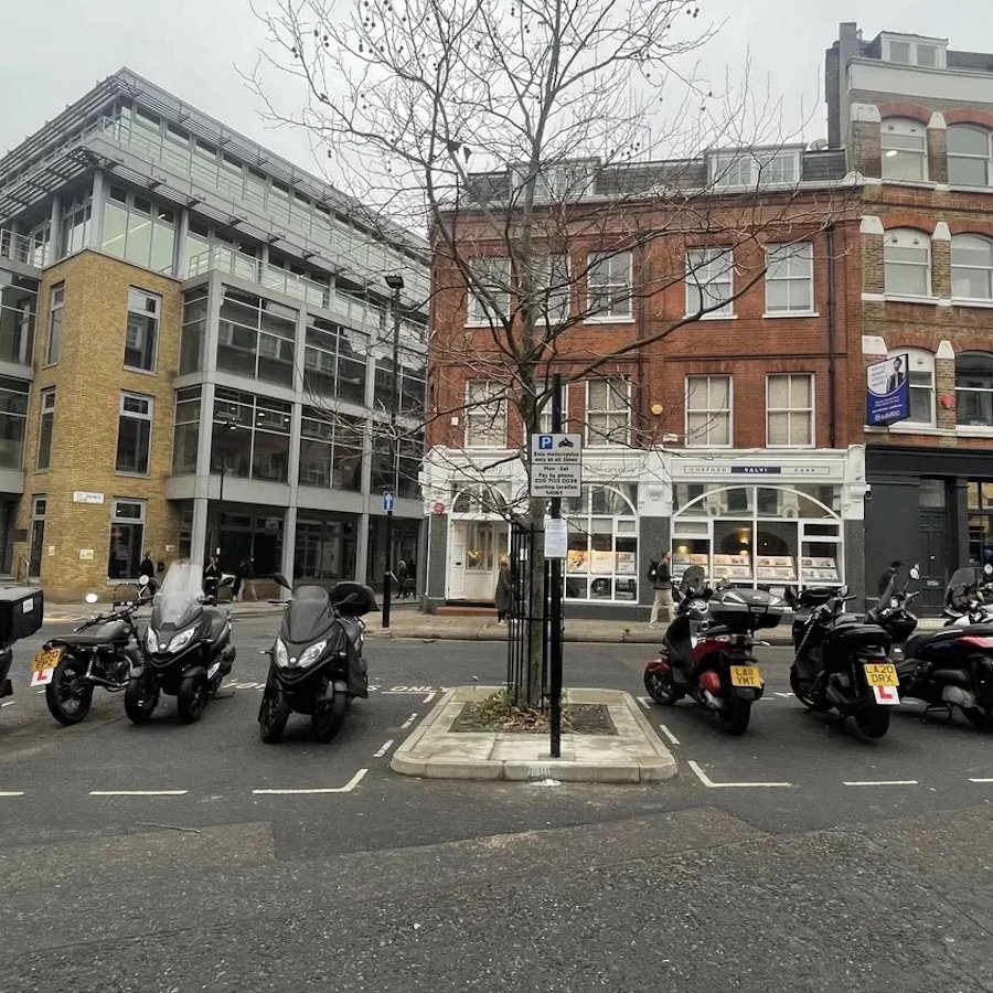 Motorcycle Parking Bays, London
