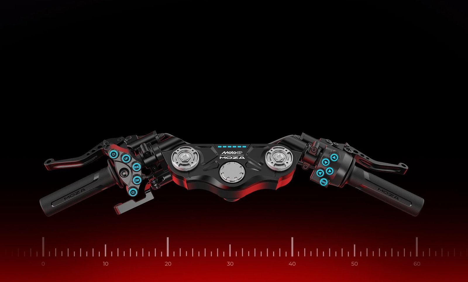 The Moza MotoGP gaming controller