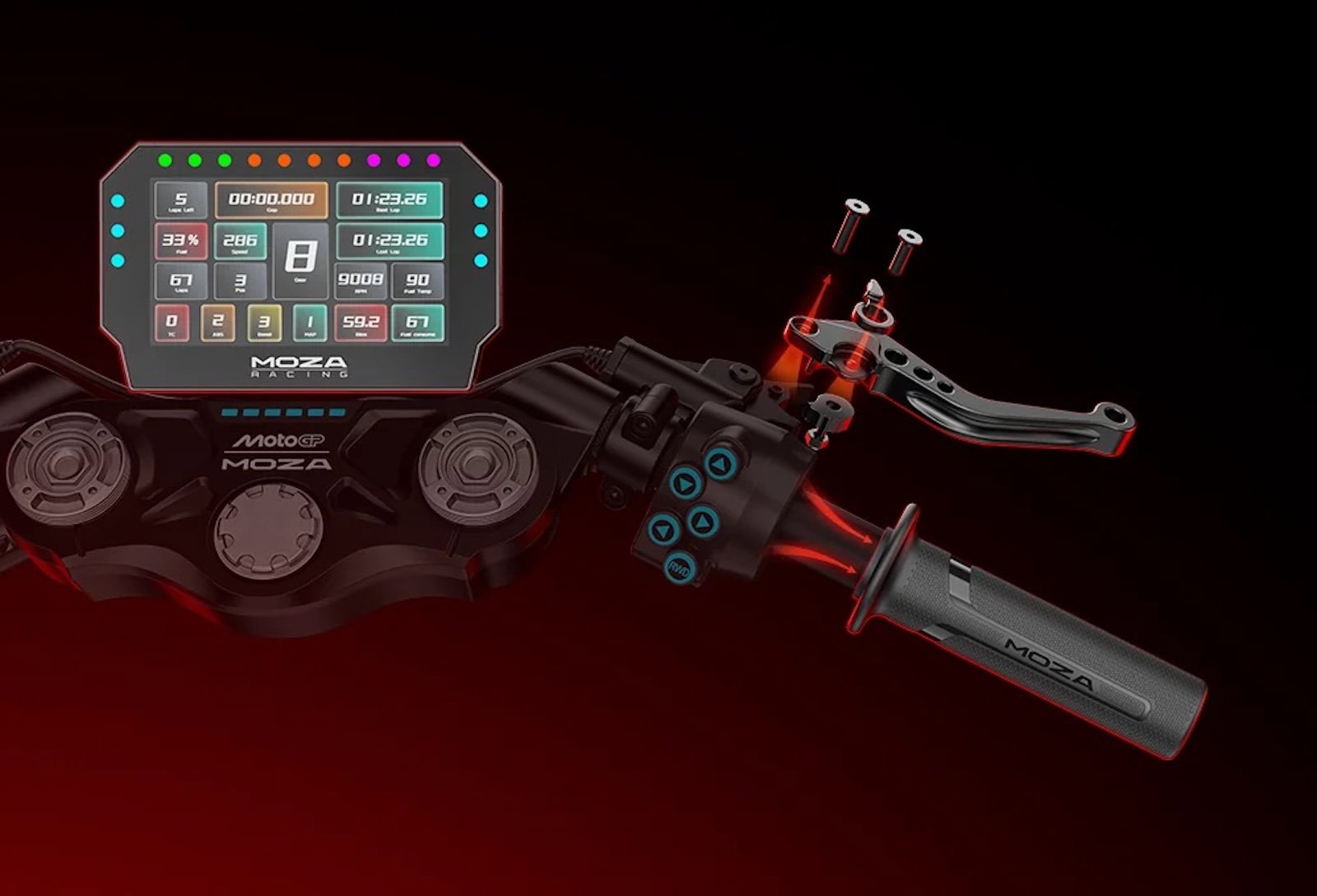 You can even bolt on a bike-authentic TFT dash