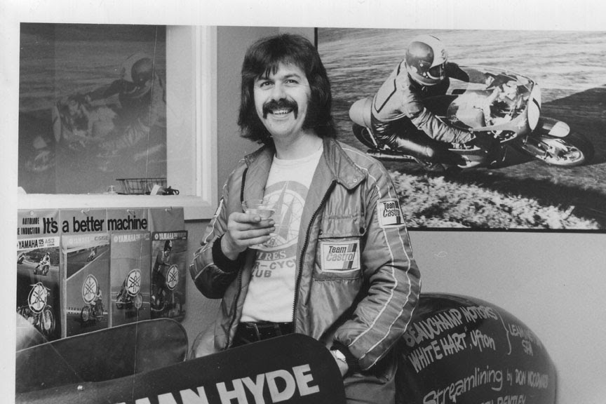 Norman Hyde sitting on Roadrunner III