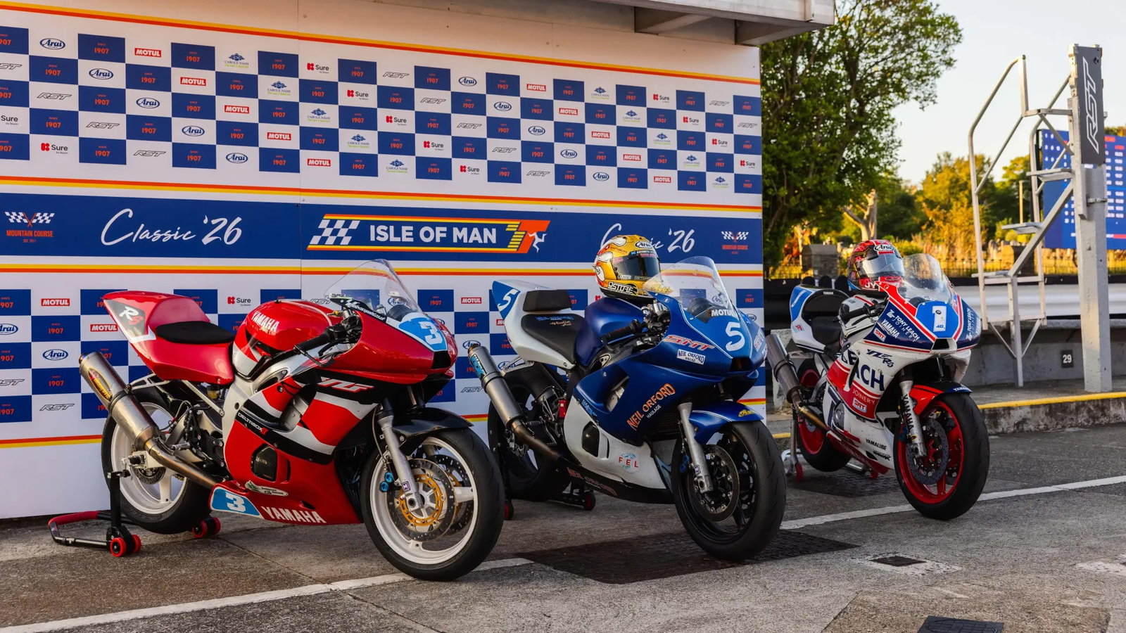 The Junior 600 Classic TT podium