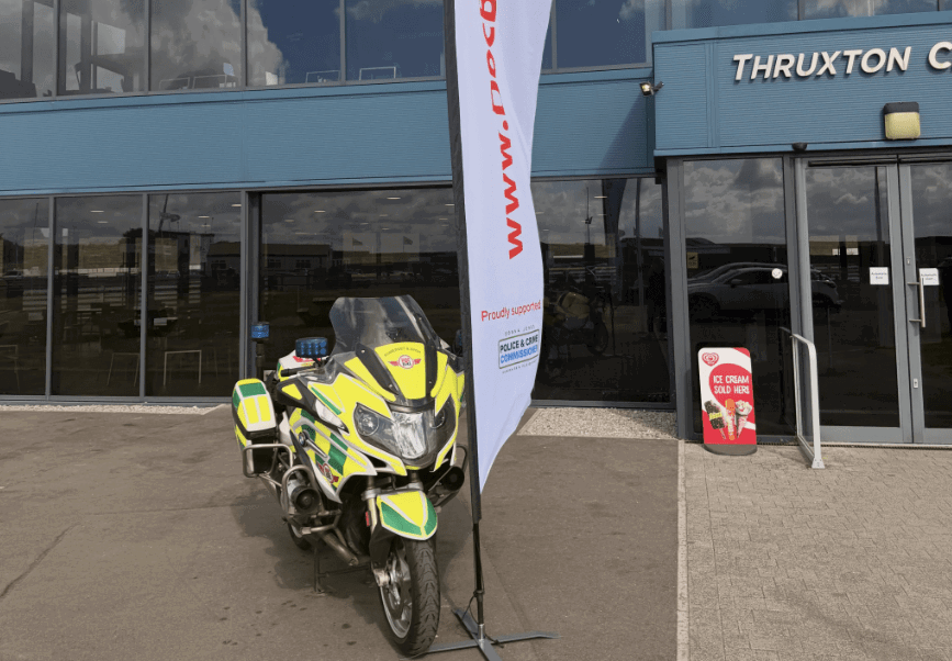 The IAM RoadSmart training event at Thruxton. Credit: IAM RoadSmart/Facebook.