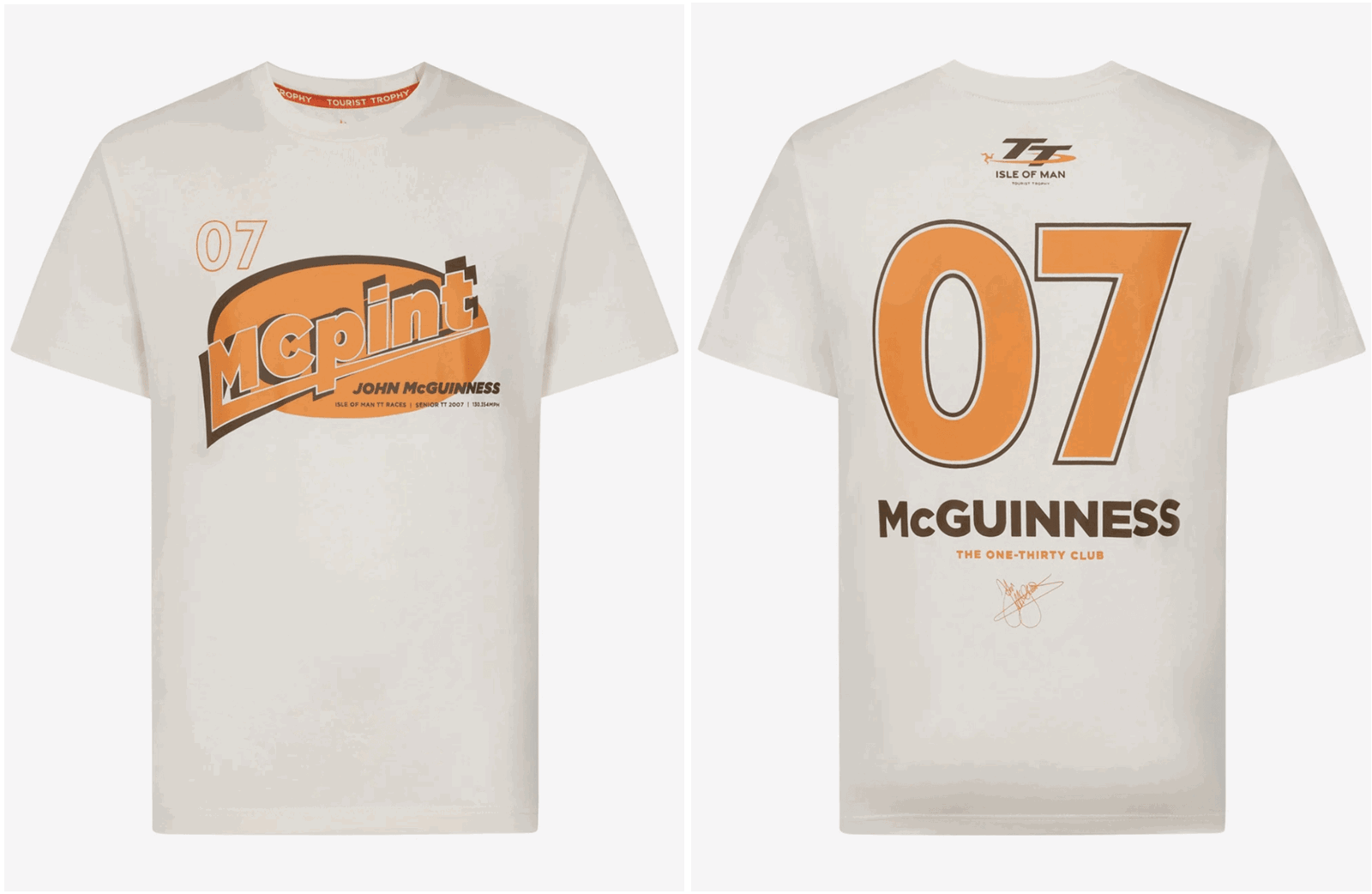 The John McGuinness 'McPint' T-shirt