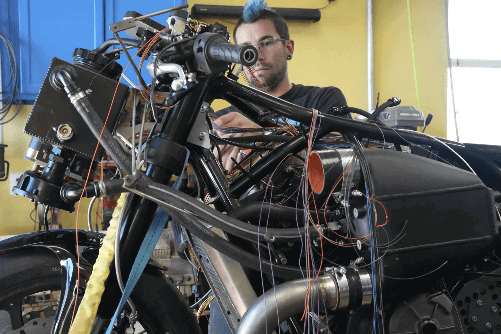 There is no scientific evidence to prove that a dyed mohawk makes you go faster
