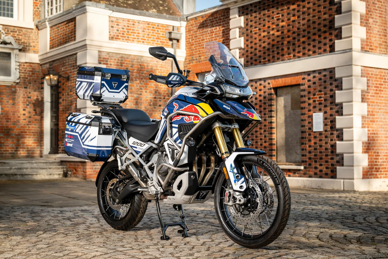 La Triumph aux couleurs de Red Bull que pilotera Sam Sunderland. Crédit : Mark Roe/Red Bull Content