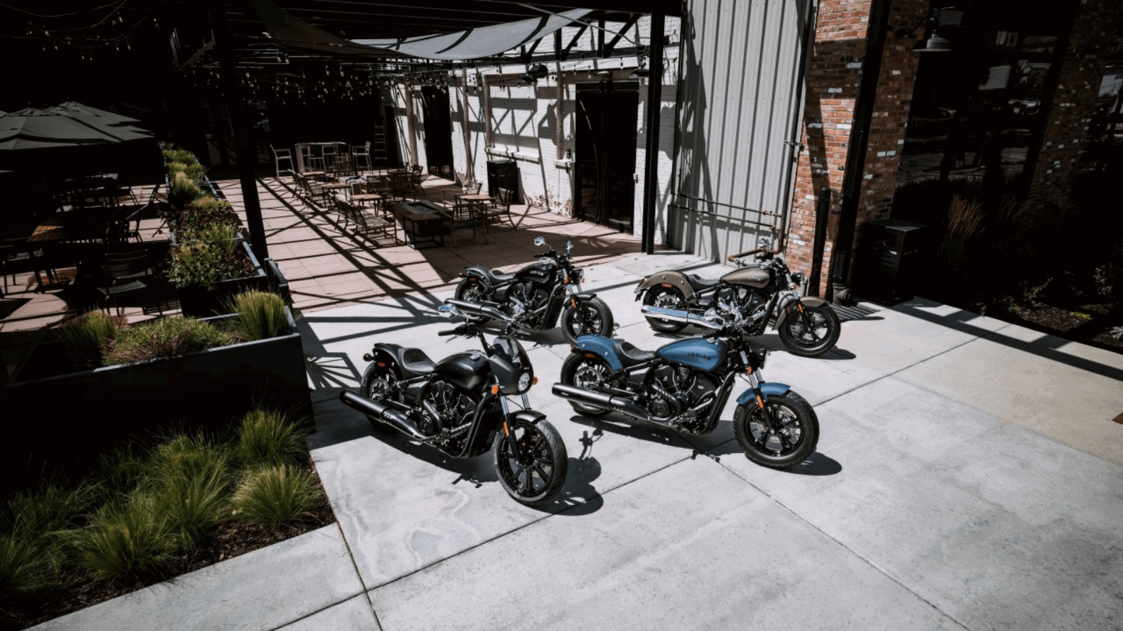 Indian Motorcycle Scout models. 