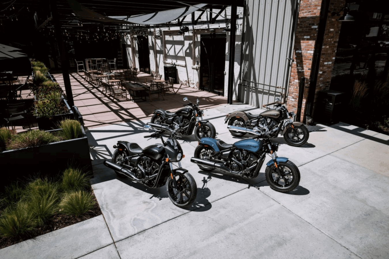 Indian Motorcycle Scout models. 