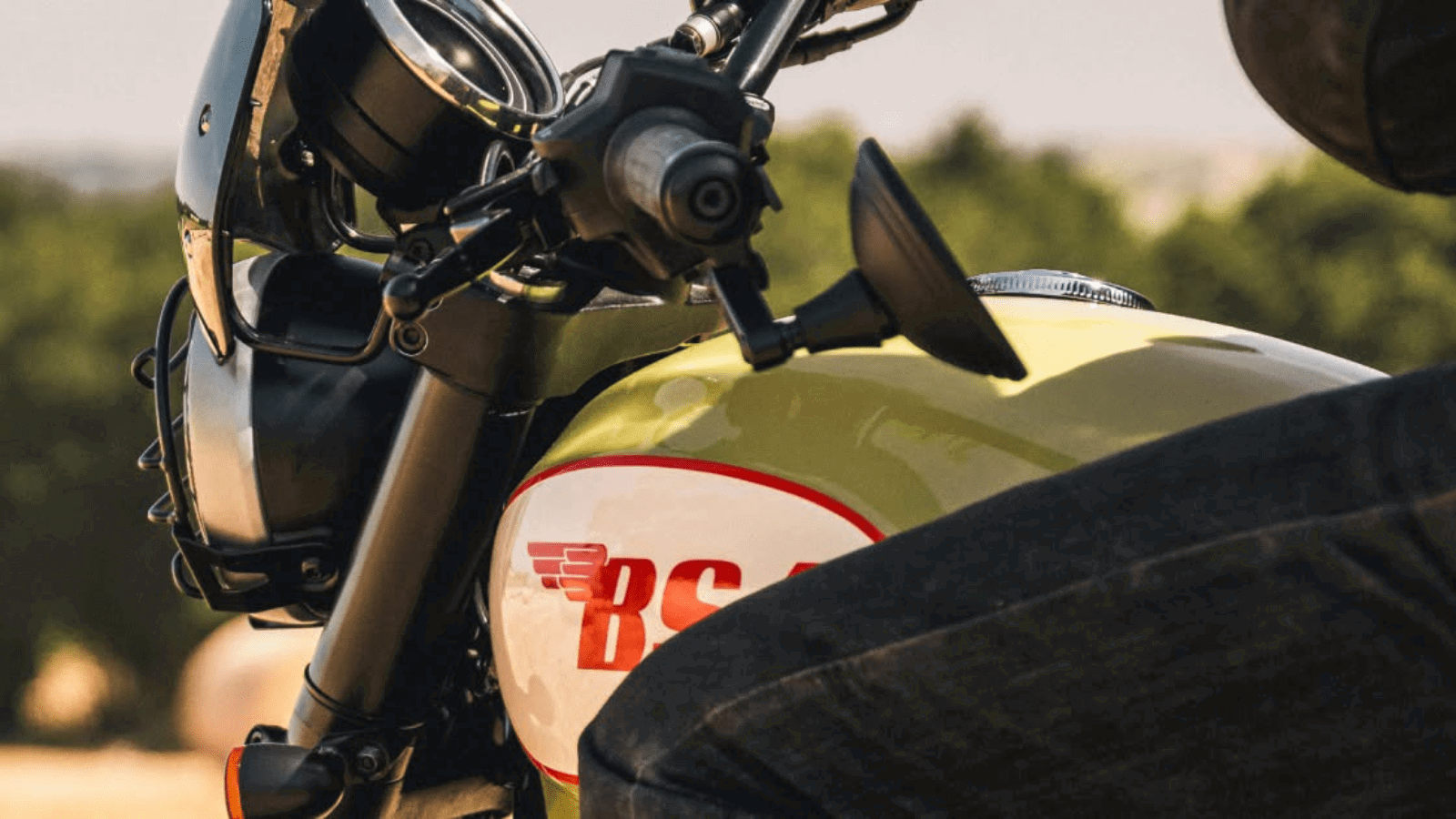 New Mist Green Bantam 350. Credit: BSA Motorcycles/Facebook.