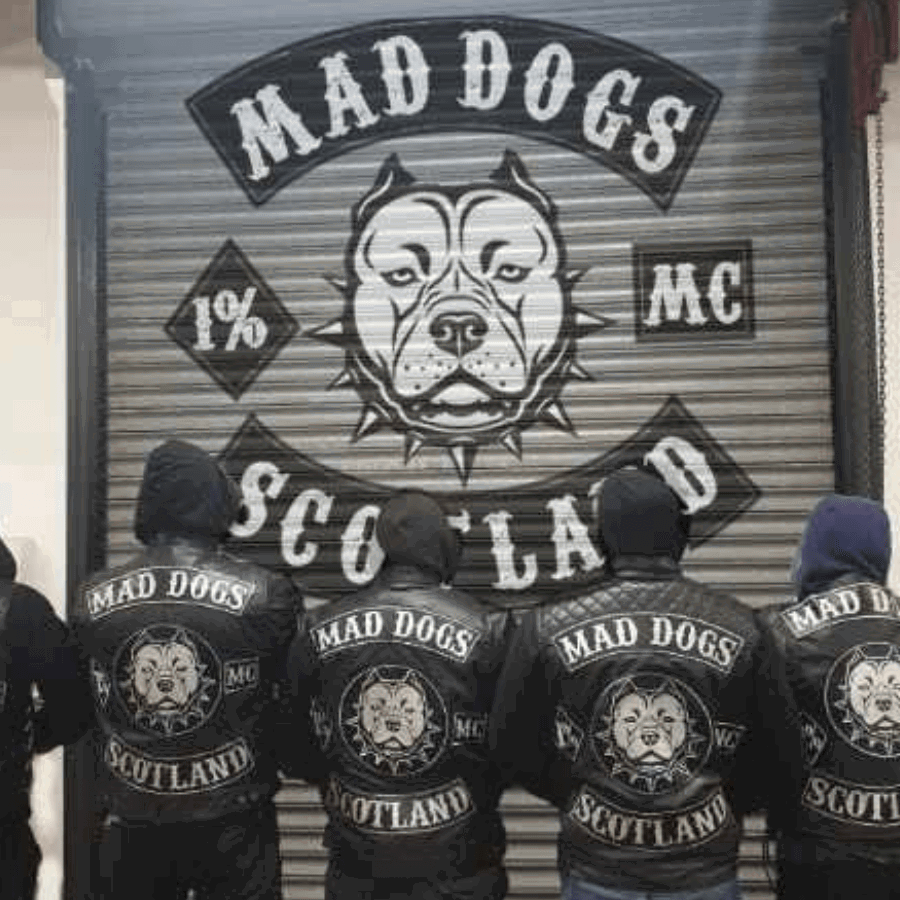 Mad Dogs club members. Credit: Mad Dogs Motorcycle Club/Facebook.