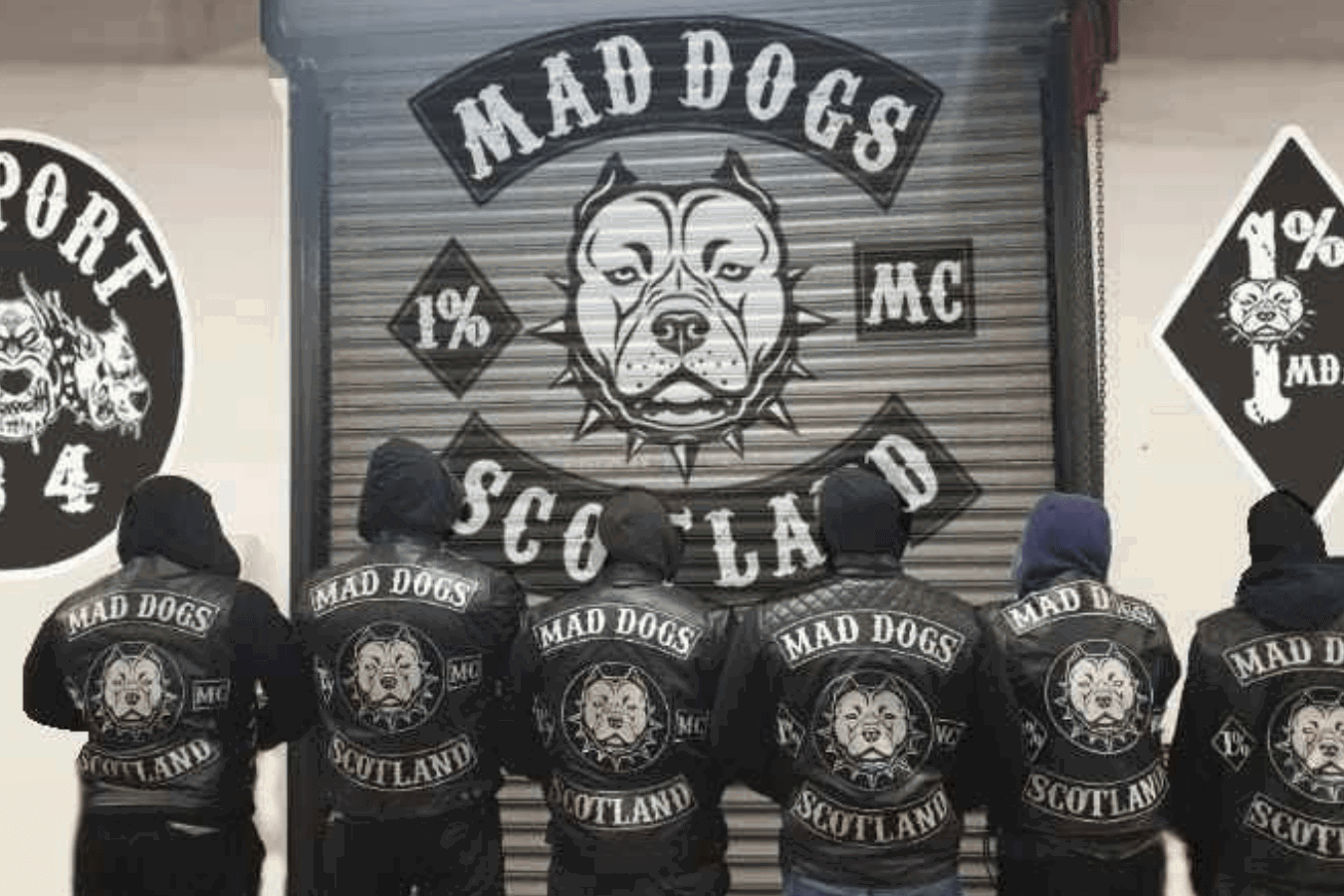 Mad Dogs club members. Credit: Mad Dogs Motorcycle Club/Facebook.