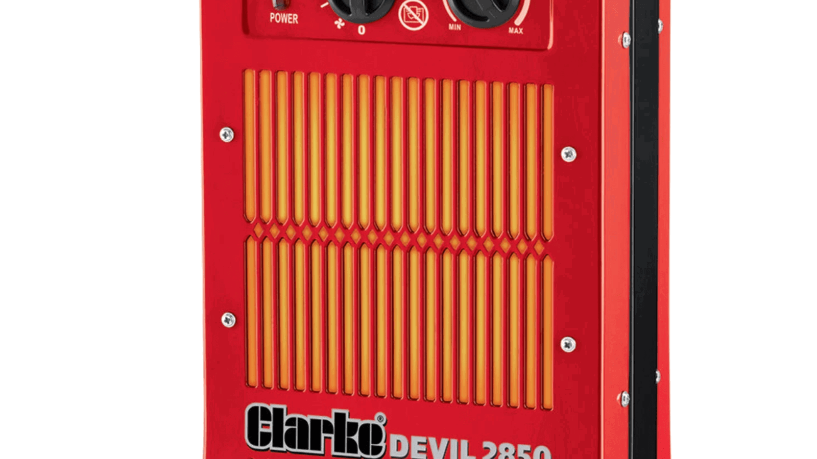 The Clarke Devil 2850 2.8kW Electric Fan Heater.