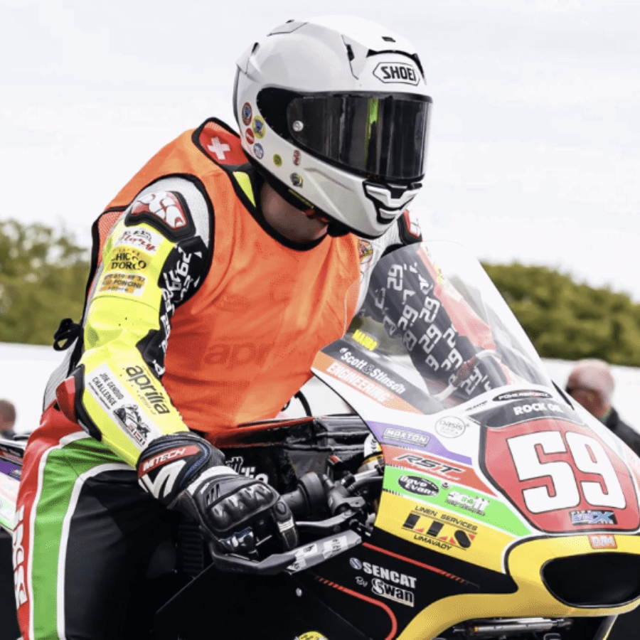 Mauro Poncini at the 2026 MGP. Credit: Manx Grand Prix.