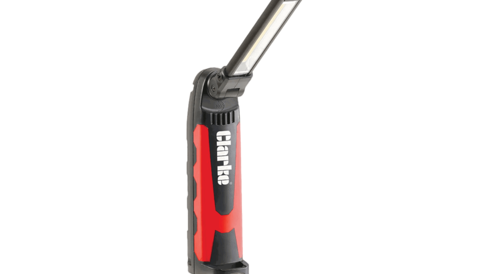 The Clarke PL5R Slim Pocket LED Work Light/Torch with Swivel Head & Charging Kit.