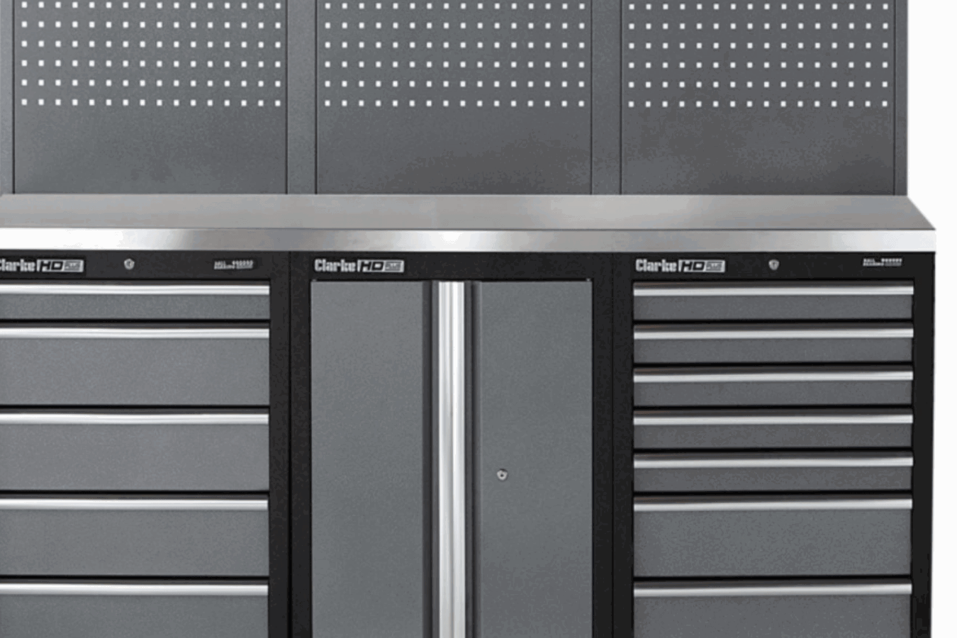 The Clarke COMBGSMO4 Modular Storage System. Credit: Machine Mart.