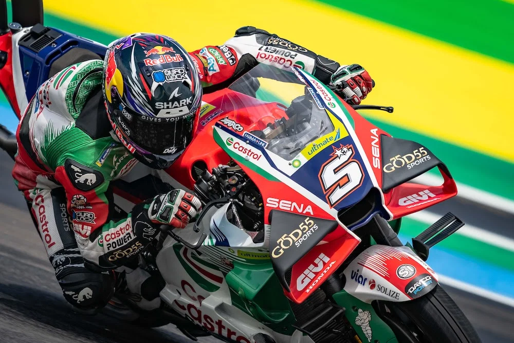 Johann Zarco pilotait la Honda LCR avant sa blessure à Barcelone