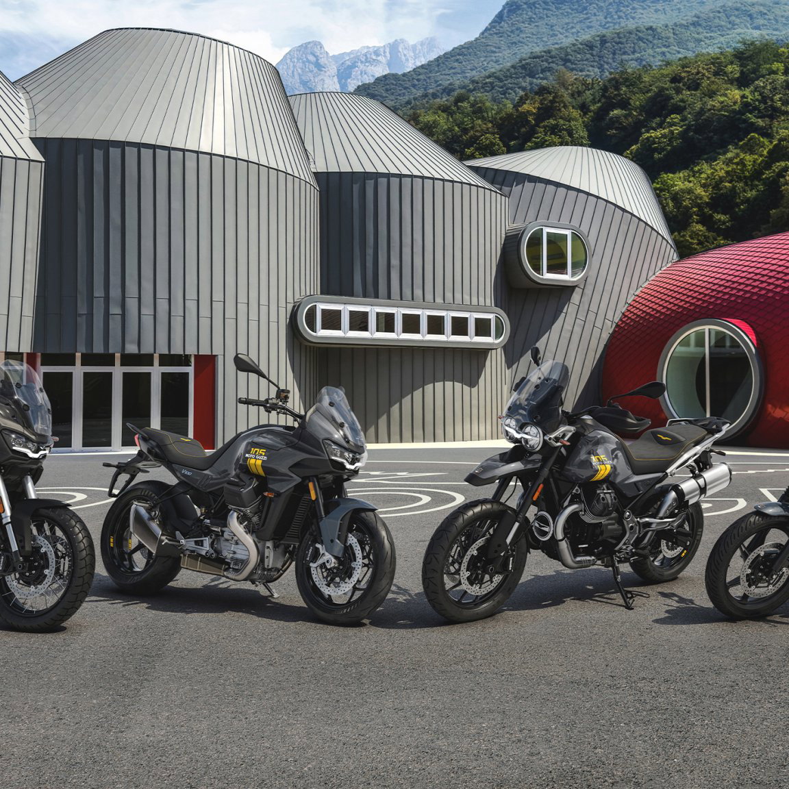 The new 105th Anniversary Moto Guzzi range